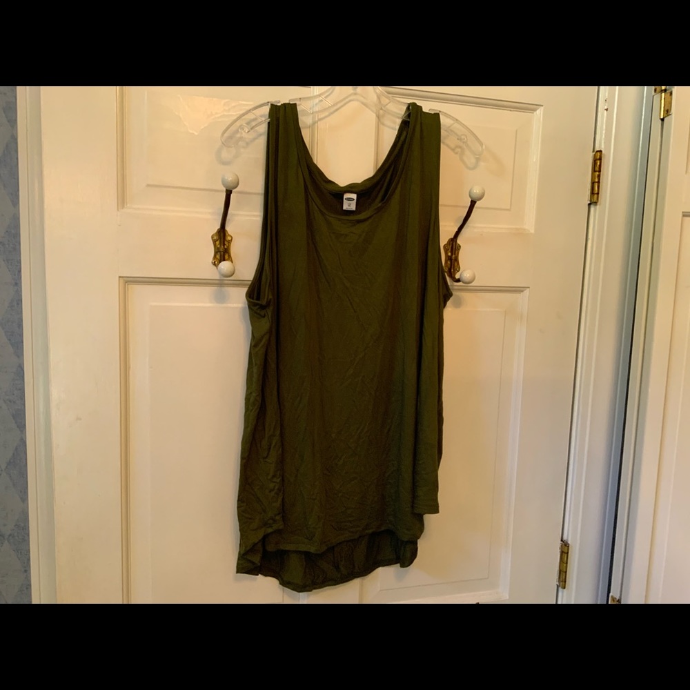Old Navy Olive Green Shirt/Top XXL NWT
